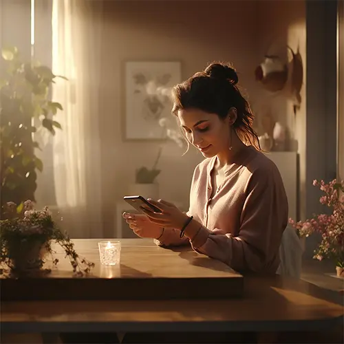 telephone readings vs face to face